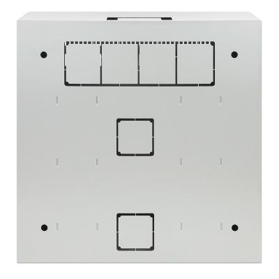 4. Niskoprofilowa szafa wisząca 4U + 2U Rack 19, szara