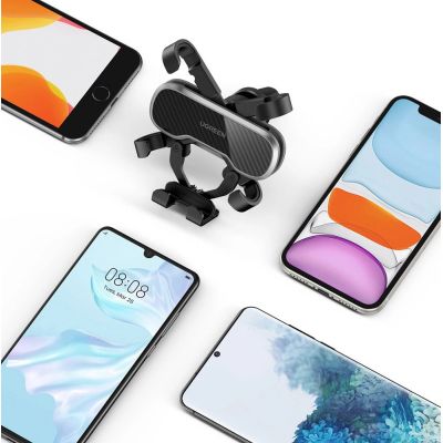 6. Ugreen samochodowy uchwyt grawitacyjny na telefon czarny (80871)