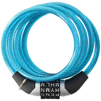 3. Zapięcie rowerowe Dunlop password lock 6 mm 120 cm ST 4ass 02922