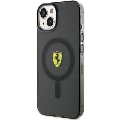 2. Etui Ferrari Translucent MagSafe na iPhone 14 - czarne