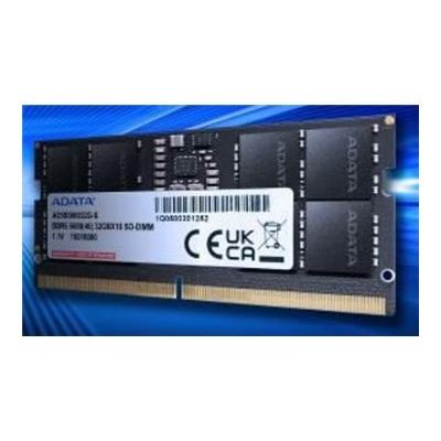 4. ADATA Premier moduł pamięci 16 GB 1 x 16 GB DDR5 262-pin SO-DIMM Korekcja ECC
