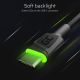 3. GREEN CELL KABEL KABGC13 GC RAY USB - USB-C 200CM, ZIELONY LED, SZYBKIE ŁADOWANIE ULTRA CHARGE, QC 3.0