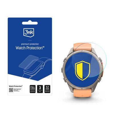 Szkło hybrydowe 3mk Watch Protection FlexibleGlass na Garmin Fenix 9 Pro 43 mm