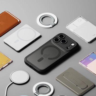 7. Etui Ringke Fusion Bold Magnetic MagSafe na iPhone 17 Pro - czarny mat