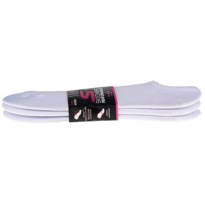 2. Skechers 3pk Womens Super Stretch Socks S101720-WHT Białe 36-40
