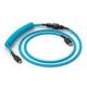 7. Glorious Gaming GLO-KB-ACC-CBL-COIL-EBLU kabel klawiatury/myszy Jasny Niebieski 1,4 m