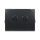 5. Szafa rack Lanberg WF01-6412-10B (12U; 635mm / 600mm / 450 mm; wisząca; Szklane; 19''; kolor czarny)