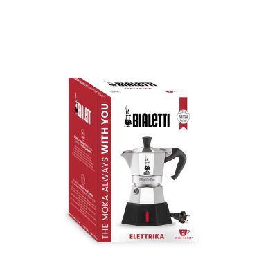 9. Kawiarka elektryczna BIALETTI MOKA ELETTRIKA 2778/MR (kolor srebrny)