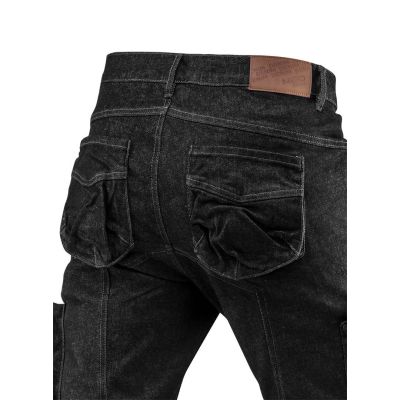 2. Spodnie robocze 5-kieszeniowe DENIM, czarne, rozmiar S