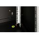25. Szafa sieciowa wisząca Unique 19" 16U rack 600x600, drzwi szyba, czarny, niedzielona, złożona, 100kg