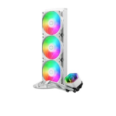 2. Cooler Master MasterLiquid 360 Core II White Procesor Zestaw do chłodzenia płynami 12 cm Biały 1 szt.