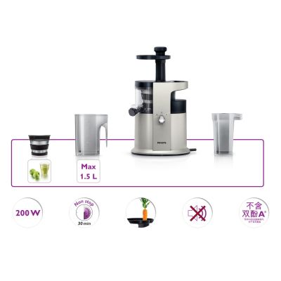 18. ELDOM WYCISKARKA WOLNOOBROTOWA PJ350 250 W CZARNA DWA FILTRY NOWEJ GENERACJI HEAVY PRESS