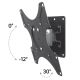 5. TECHLY UCHWYT ŚCIENNY TV LED/LCD 17-37 CALI 25KG O
