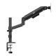 4. ERGO OFFICE UCHWYT / WIESZAK NA MONITOR, 17"-32", 1-10KG, CZARNY MAT, MAX. VESA 100X100 ER-691 B