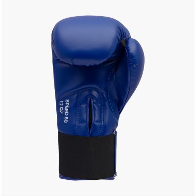18. Rękawice bokserskie Adidas SPEED 50 niebiesko złote