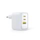 2. Ładowarka sieciowa Baseus EnerFill FE22 70W 2 x USB-C + USB-A - biała