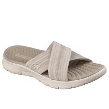 Skechers damskie Japonki GO WALK FLEX SANDAL IMPRESSED 141420 DKTP