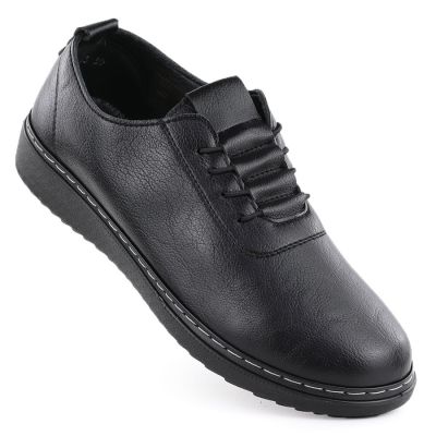 Półbuty damskie komfortowe czarne UNISOFT 5933