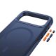 5. Etui Tech-Protect MagAir MagSafe CC na iPhone 18 Pro Max / 17 Pro Max - ciemnoniebieskie matowe