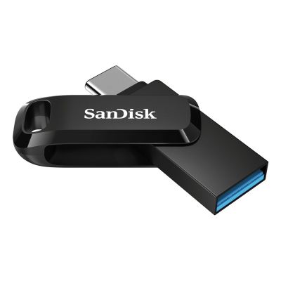 8. Pendrive SanDisk Ultra Dual GO SDDDC3-128G-G46 (128GB; USB 3.0, USB-C; kolor czarny)
