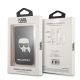 4. Portfel magnetyczny Karl Lagerfeld Wallet CardSlot Saffiano Karl`s Head MagSafe na telefon - czarny