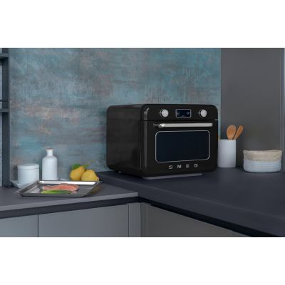 17. Smeg COF01BLEU piec parowy Mała Czarny Przyciski, Obrotowy