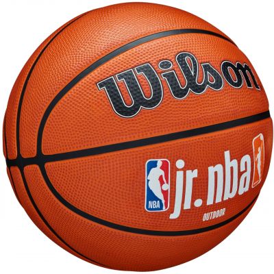 4. Piłka do koszykówki Wilson Jr NBA Logo Auth Outdoor WZ3011801XB6