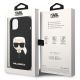 8. Etui Karl Lagerfeld Silicone Karl's Head na iPhone 14 Plus - czarne