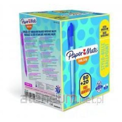 Długopis żelowy Paper Mate InkJoy Gel 100RT niebieski 80+20