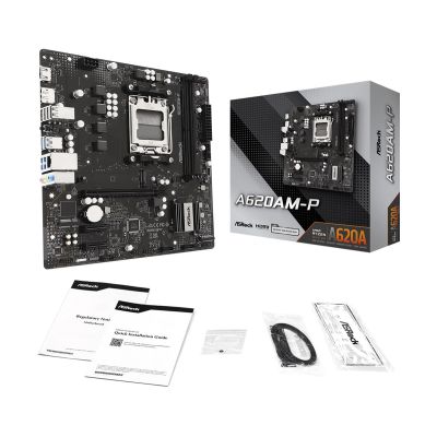 7. Asrock A620AM-P AMD A620A Gniazdo AM5 micro ATX