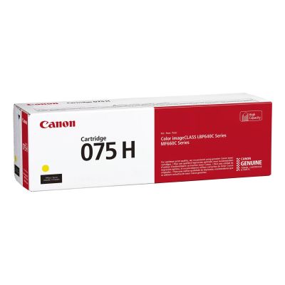 2. Canon 075 H kaseta z tonerem 1 szt. Oryginalny Żółty