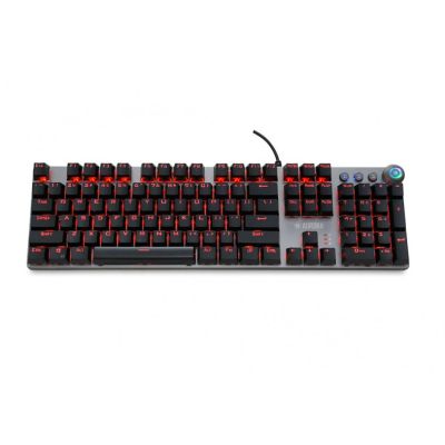 55. Klawiatura mechaniczna IBOX AURORA K-4 RGB IKGMK4 (USB; (US); kolor czarny)