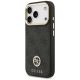 2. Etui Guess 4G Strass Logo MagSafe na iPhone 17 Pro - czarne