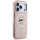 4. Etui Karl Lagerfeld IML Choupette Head Logo MagSafe na iPhone 17 Pro Max - różowe