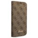 5. Etui Guess 4G Vintage Gold Logo na iPhone 14 Pro Max - brązowe