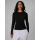 Longsleeve slim gładki damski 4F 4FRSS26TLONF658-20S