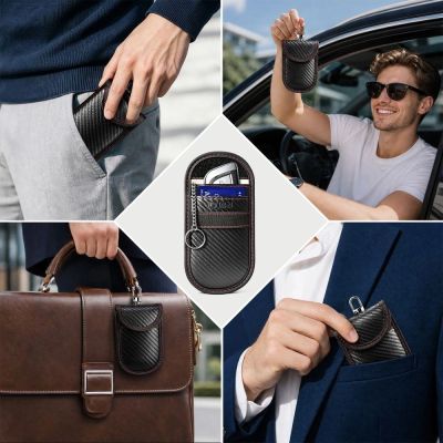 6. Etui antykradzieżowe Tech-Protect KLR100 RFID - czarno-czerwone