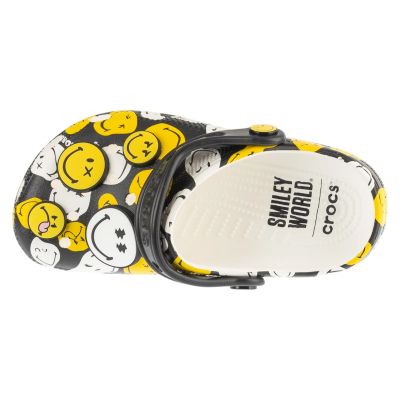 3. Crocs Classic Smiley Clog K 211694-90H Czarne 32/33