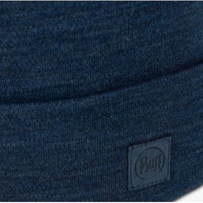 2. Czapka BUFF MERINO HEAVYWEIGHT BEANIE SOLID NIGHT BLUE