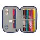 5. FC Barcelona piórnik z wyposażeniem double filled pencil case 28 PCS 412529854