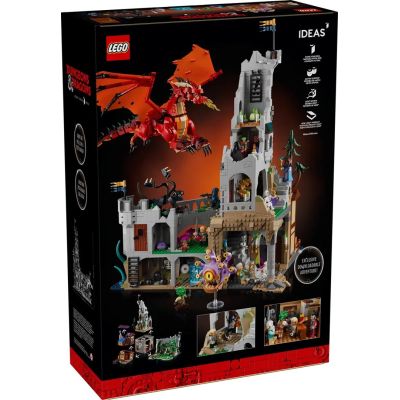 8. LEGO IDEAS 21348 Dungeons & Dragons: Opowieść czerwonego smoka