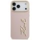 3. Etui Karl Lagerfeld Karl Script Logo na iPhone 17 Pro Max - różowe