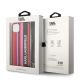 7. Etui Karl Lagerfeld Color Stripes Strap na iPhone 14 - różowe