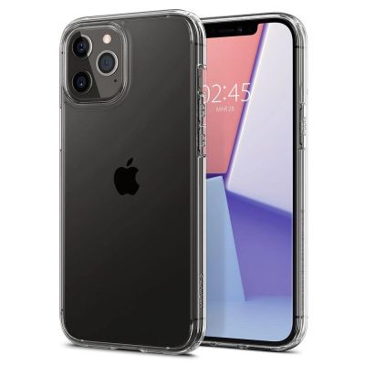 8. Etui Spigen Ultra Hybrid na iPhone 12 / iPhone 12 Pro - przezroczyste