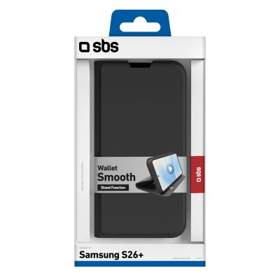 2. Etui SBS Wallet Smooth na Samsung S26 Plus z klapką - czarne