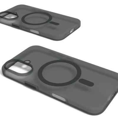 5. Etui silikonowe Puro Daylight MagSafe do iPhone 16 Plus - czarne