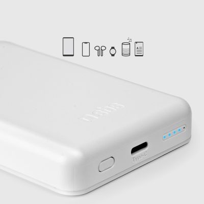 10. Powerbank SBS TEBB5000MAG1CW 5000 mAh USB-C, kompatybilny z MagSafe - biały