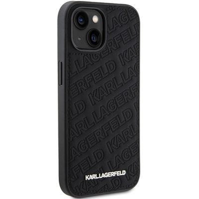 4. Etui Karl Lagerfeld Quilted K Pattern na iPhone 15 - czarne