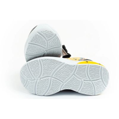 9. Leomil buty sportowe dziecięce sneakersy Pokemon lekkie na rzep LED czarne żółte