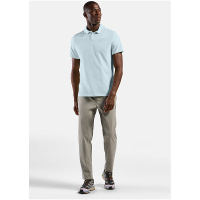 3. Koszulka męska ODLO Polo shirt s/s ESSENTIAL SOLID niebieska